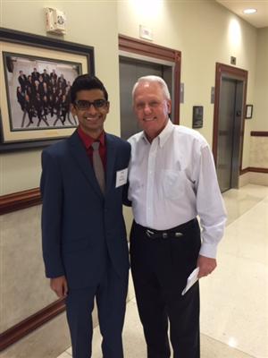 Adam with Mayor 